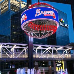 Nanolumens Hits It Out Of The Park With 360-Degree Curved Nixel Series™ Display At Atlanta Braves’ New Stadium