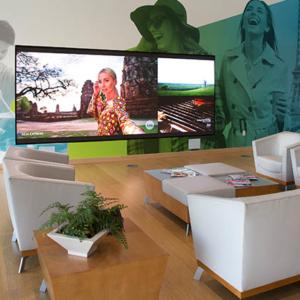 Scripps Networks Interactive Delights TV Viewers in Person with Luminary Lobby Video Screen