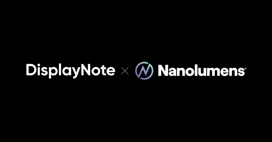 DisplayNote & Nanolumens Partner to Simplify Content Sharing in Meeting Spaces