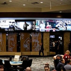 Nixel Series™ Truly Curved Casino LED Display Keeps Card Players Riveted on the Action at The Gardens Casino