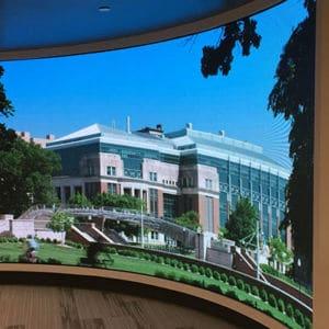 Nanolumens® Nixel Series™ Curved Display Envelops Visitors to the McNamara Alumni Center at the University of Minnesota