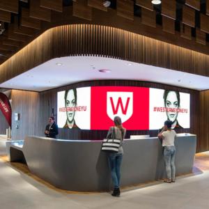 Western Sydney University Teams With Nanolumens for LED Information Display