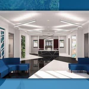 Nanolumens® AWARE® Platform Brings Fine Art and High-Tech Views to New City Hall in Peachtree Corners, Georgia