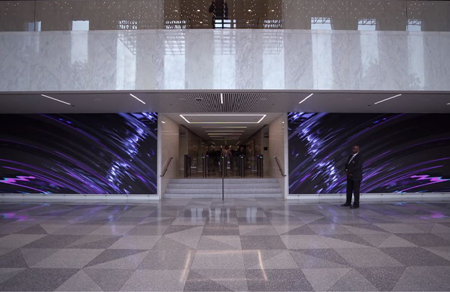 AON Center LED Videowall