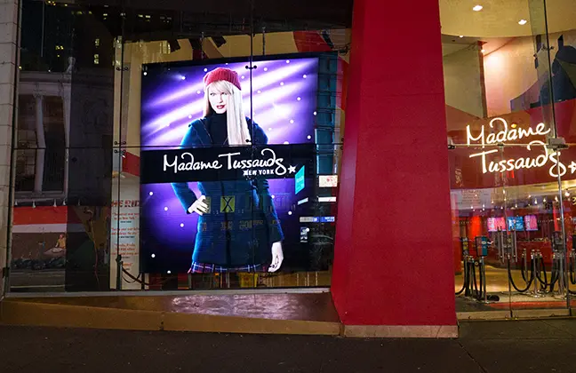 Madame Tussauds LED Videwall