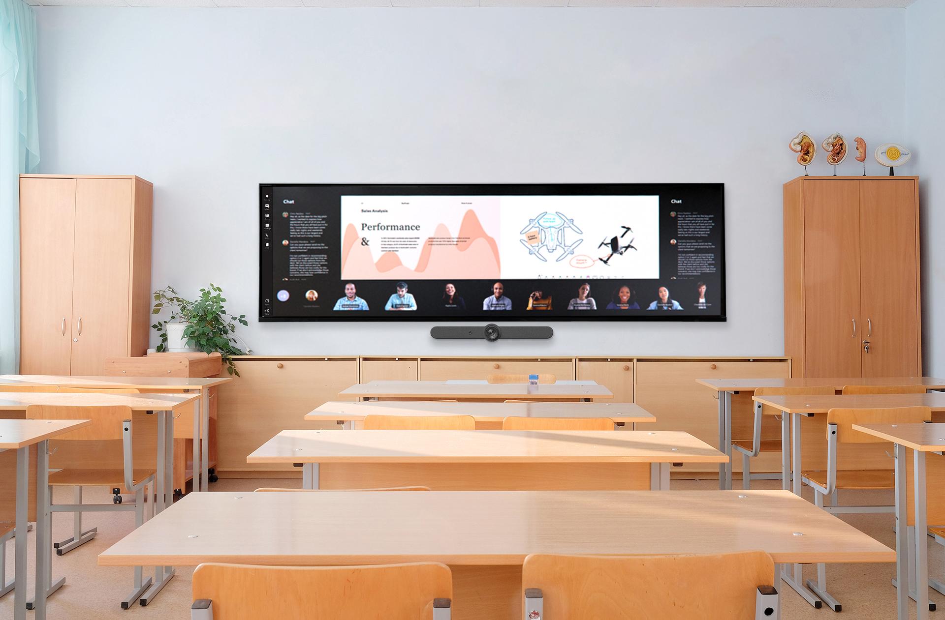 Ultra-Wide Displays with No Gaps