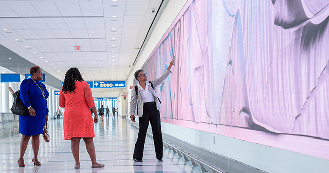 Charlotte Airport LED Videowall