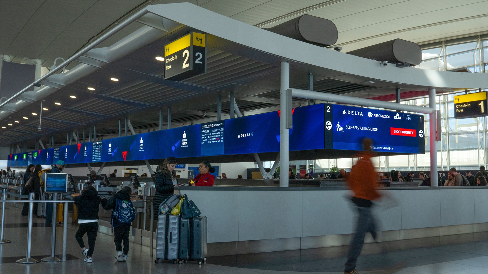 JFK T4 Selects Nanolumens Nixel Series to Modernize the Passenger Journey