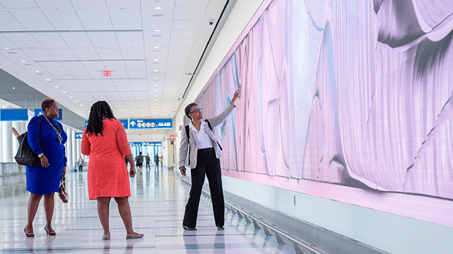 Charlotte Airport LED Videowall