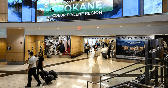 Spokane Airport LED Videowall