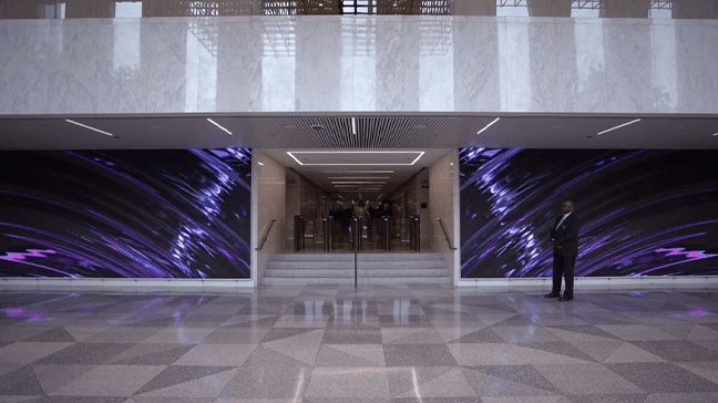 AON Center LED Videowall