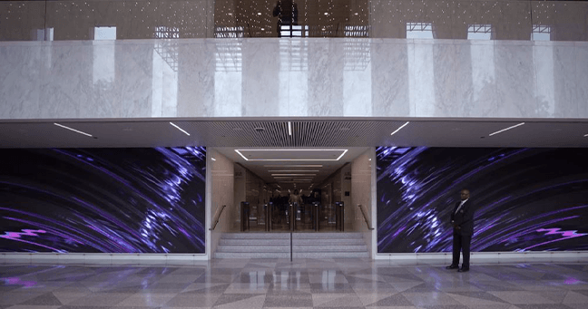 AON Center LED Videowall