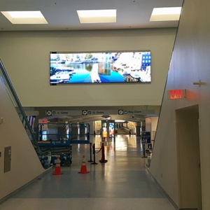 Airport Advertising Takes Off With NanoLumens Nixel Series™ LED Displays